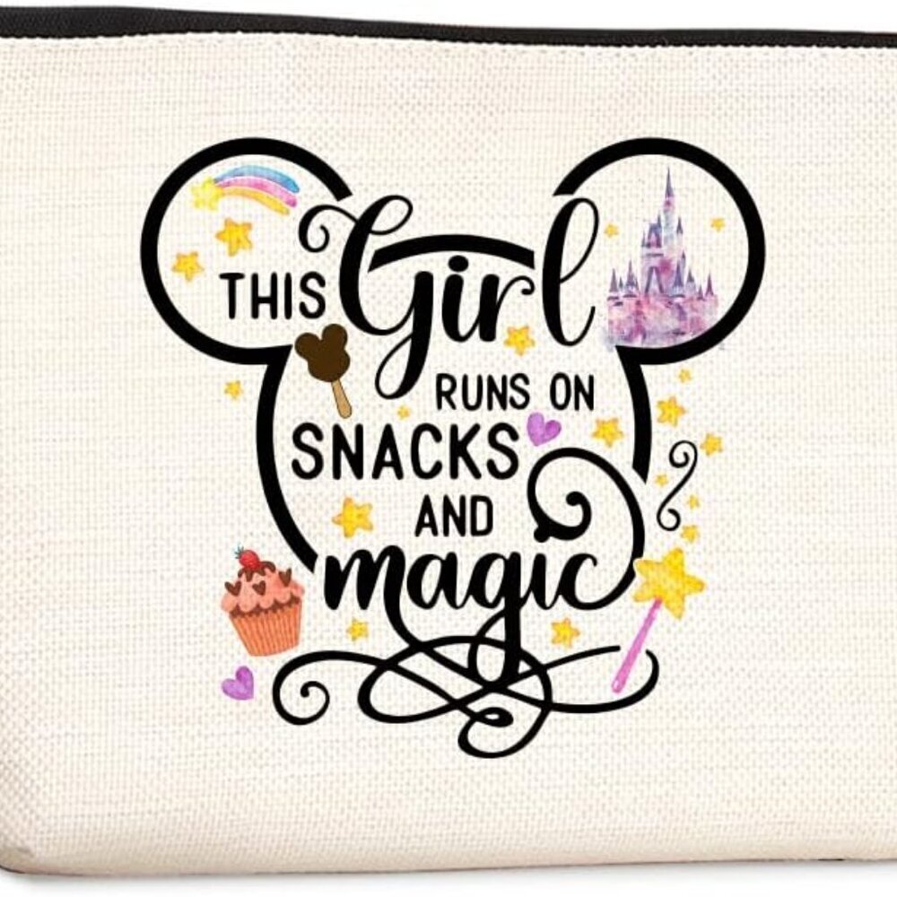 Cartoon Mouse Cute Mouse Themed Gifts Cosmetic Bag for Women Teen Girls Birthday